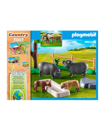 PLAYMOBIL 71307 Country farm animals, construction toys