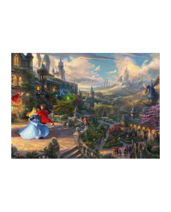 Schmidt Spiele Thomas Kinkade Studios: Sleeping Beauty Dancing in the Enchanted Light, Puzzle (Disney Dreams Collections)