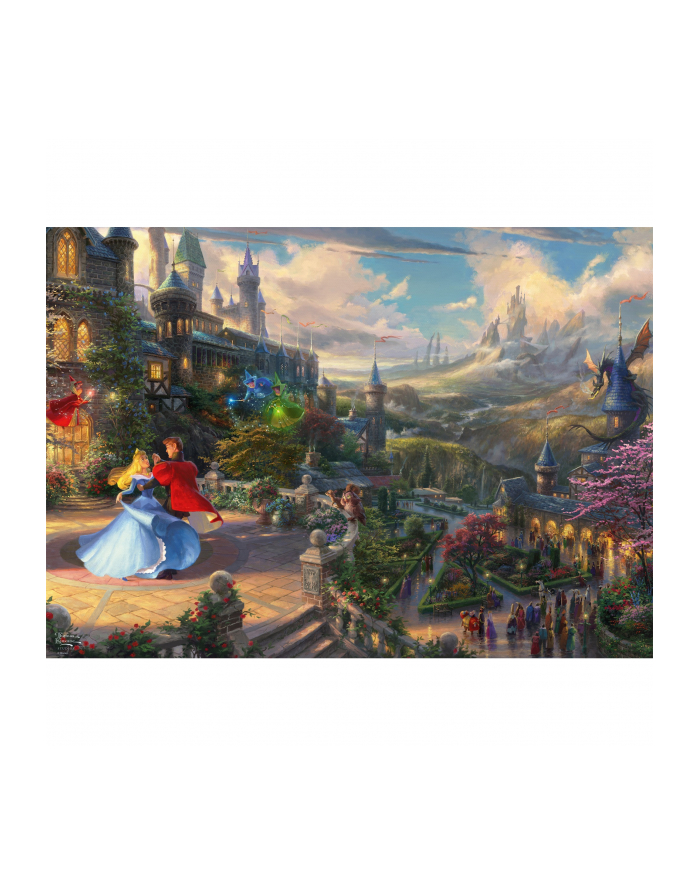 Schmidt Spiele Thomas Kinkade Studios: Sleeping Beauty Dancing in the Enchanted Light, Puzzle (Disney Dreams Collections) główny