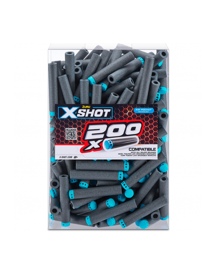ZURU X-Shot 200 pack refill darts, dart blaster główny