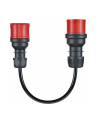 go-e adapter for Gemini flex 11 kW, CEE red three-phase current 16A > CEE red 32A (Kolor: CZARNY, 30cm) - nr 7