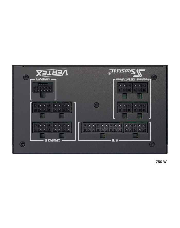Seasonic VERTEX PX-750 750W, PC power supply (Kolor: CZARNY, 3x PCIe, cable management, 750 watts) główny