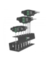 Wera 454/7 HF set 2 T-handle screwdrivers + rack, 7 pieces (Kolor: CZARNY/green, with holding function) - nr 13