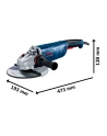 bosch powertools Bosch angle grinder GWS 24-230 P Professional (blue, 2,400 watts) - nr 1