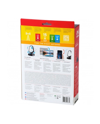 One for all DVB-T2 indoor antenna SV 9143 (Kolor: CZARNY)