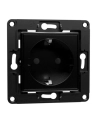 Shelly wall socket (wersja europejska) (Kolor: CZARNY, flush-mounted) - nr 2