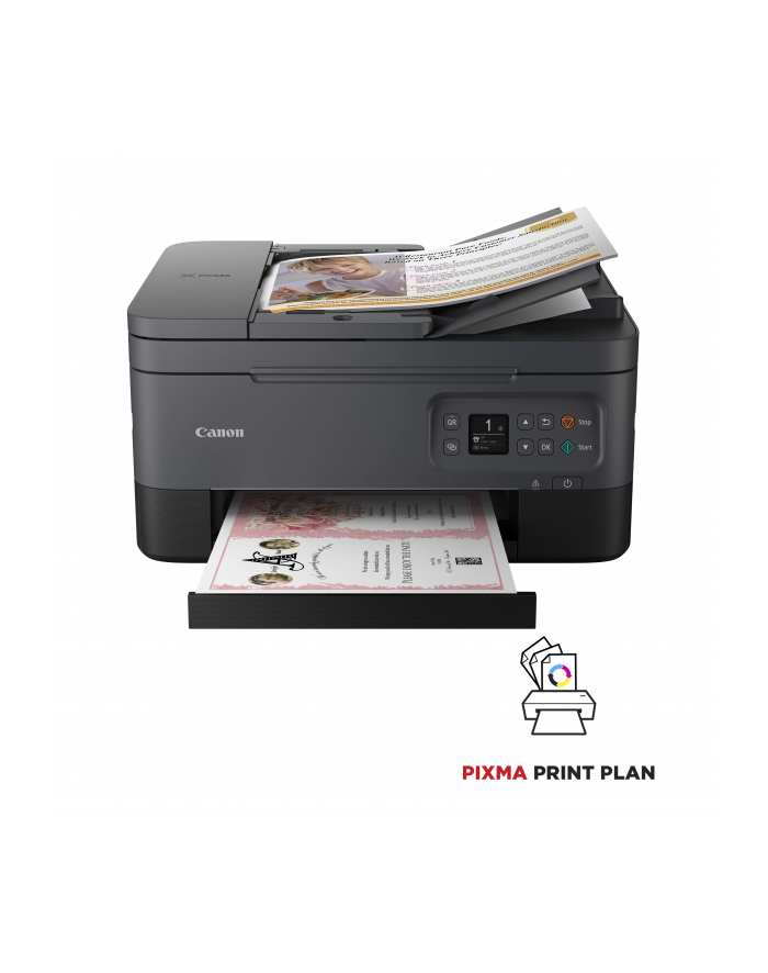 Canon PIXMA TS7450i, multifunction printer (Kolor: CZARNY, USB, WLAN, copy, scan, PIXMA Print Plan) główny