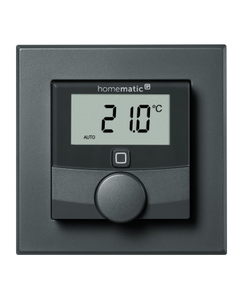 Homematic IP wall thermostat with switching output (HmIP-BWTH-A) (anthracite, for brand switch 230V)