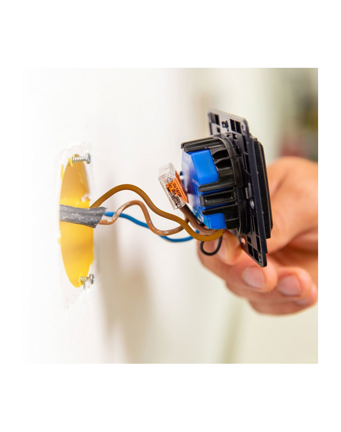 Shelly Wall Switch 2, button (Kolor: CZARNY) główny