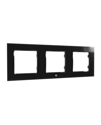 Shelly Wall Frame 3, Cover (Kolor: CZARNY, for Wall Switch)