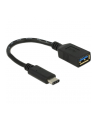 DeLOCK USB 3.2 Gen 1 adapter, USB-C male > USB-A female (Kolor: CZARNY, 15cm) - nr 1