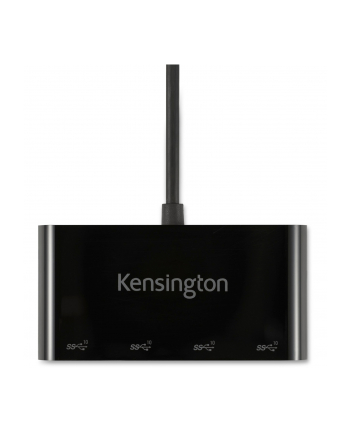 Kensington CH1200 USB-C 4 Port Hub, USB hub (Kolor: CZARNY)