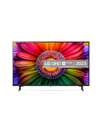 lg electronics LG 43UR80006LJ, LED television - 43 - Kolor: CZARNY, UltraHD/4K, SmartTV, triple tuner