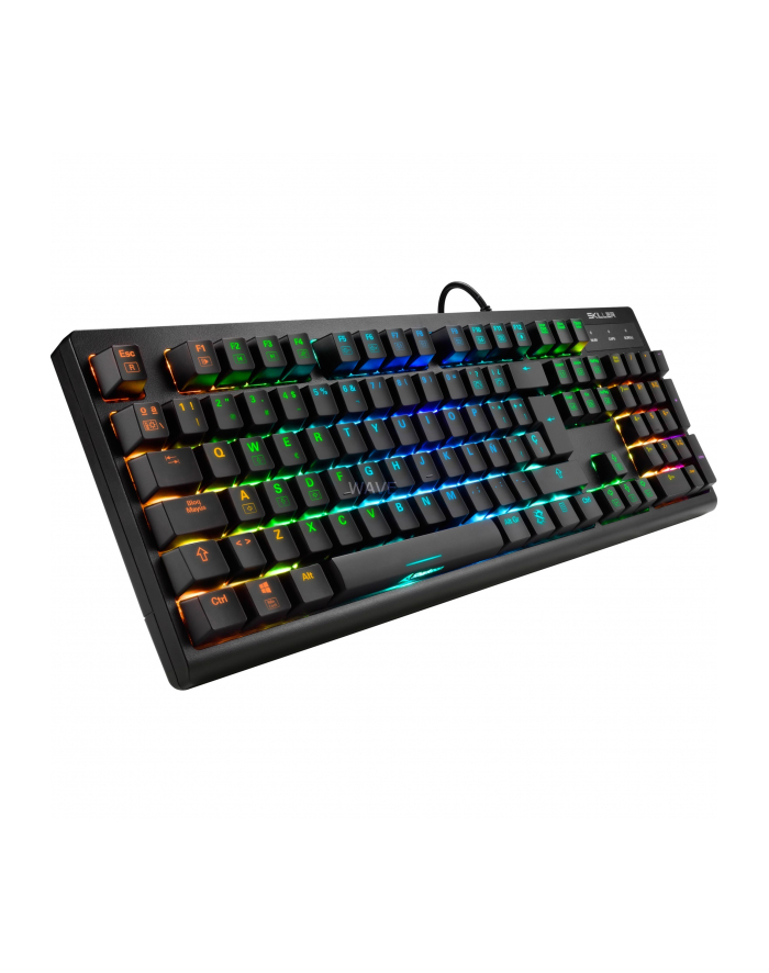 Sharkoon SKILLER SGK30, gaming keyboard (Kolor: CZARNY, ES layout, Huano Red) główny