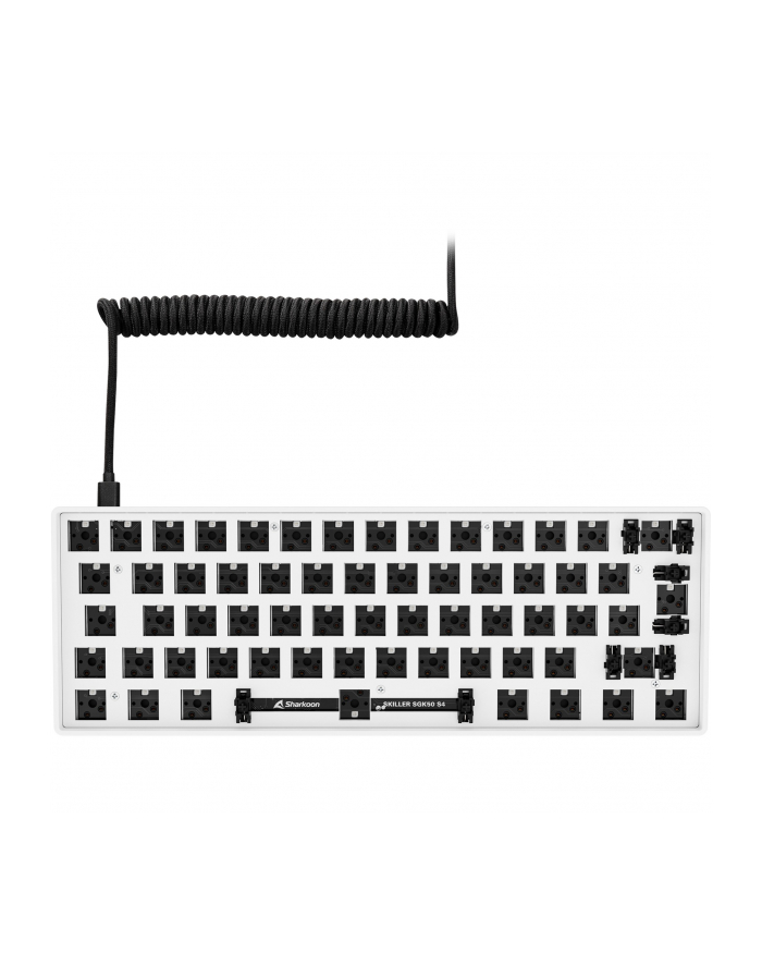 Sharkoon SKILLER SGK50 S4 Barebone Gaming Keyboard (White, ISO Layout) główny