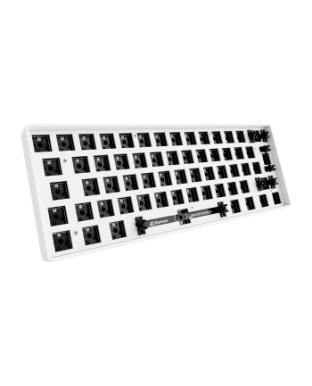 Sharkoon SKILLER SGK50 S4 Barebone Gaming Keyboard (White, ISO Layout)