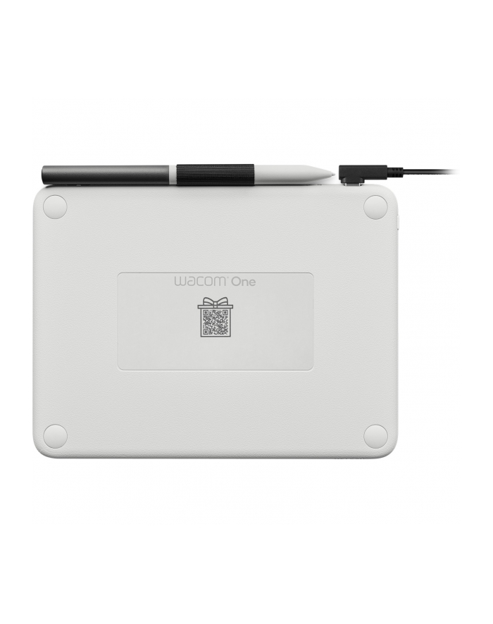 Wacom One, graphics tablet (Kolor: CZARNY/red, small) główny