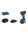 bosch powertools Bosch cordless impact wrench GDR 18V-200 Professional, 18Volt (blue/Kolor: CZARNY, 2x Li-ion battery 4.0Ah, L-case) - nr 1