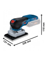 bosch powertools Bosch cordless orbital sander GSS 18V-13 Professional solo (blue/Kolor: CZARNY, without battery and charger, in L-BOXX, 3 sanding plates) - nr 12