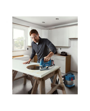 bosch powertools Bosch cordless jigsaw GST 18V-125 B Professional solo, 18 volts (blue/Kolor: CZARNY, without battery and charger, in L-BOXX)