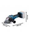 bosch powertools Bosch cordless angle grinder BITURBO GWS 18V-15 PSC Professional solo, 125mm (blue/Kolor: CZARNY, without battery and charger, in L-BOXX) - nr 2