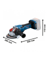 bosch powertools Bosch X-LOCK cordless angle grinder BITURBO GWX 18V-15 P Professional solo, 125mm (blue/Kolor: CZARNY, without battery and charger) - nr 1
