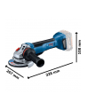 bosch powertools Bosch cordless angle grinder GWS 18V-10 P Professional, 125mm (blue/Kolor: CZARNY, 2x Li-ion battery 5.0Ah, in L-BOXX) - nr 1