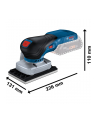 bosch powertools Bosch cordless orbital sander GSS 18V-13 Professional solo (blue/Kolor: CZARNY, without battery and charger, in L-BOXX, 3 sanding plates) - nr 10