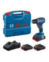 bosch powertools Bosch cordless drill/screwdriver GSR 18V-45 Professional, 18Volt (blue/Kolor: CZARNY, 3x Li-Ion battery ProCORE18V 4.0Ah, in L-case) - nr 1