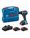 bosch powertools Bosch cordless drill/screwdriver GSR 18V-55 Professional, 18Volt (blue/Kolor: CZARNY, 3x Li-Ion battery ProCORE18V 4.0Ah, in L-case) - nr 1