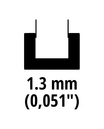 Einhell replacement sword 4500363, saw sword (25cm, 1.3mm)