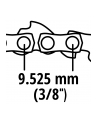 Einhell replacement chain 25cm 1.3 39T 3/8, saw chain - nr 3