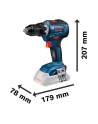 bosch powertools Bosch battery combo kit GDR 18V-200 Professional + GSR 18V-55 Professional, 18Volt, tool set (blue/Kolor: CZARNY, 2x Li-ion battery 4.0Ah, impact wrench and drill driver, in L-case) - nr 1