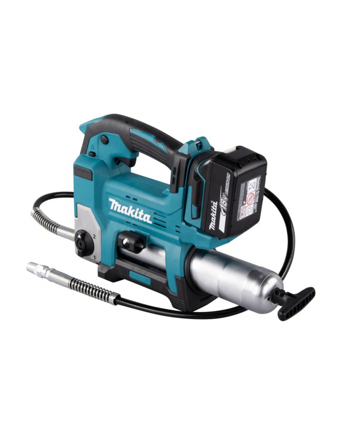 Makita cordless grease gun DGP180RT, 18 volts, including cylinder A, cartridge gun (blue/Kolor: CZARNY, Li-ion battery 5.0 Ah) główny