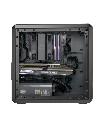 Cooler Master MasterBox Q300L V2, tower case (Kolor: CZARNY, tempered glass)