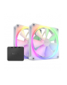 NZXT F140 RGB Core Twin Pack 140x140x26, case fan (Kolor: BIAŁY, pack of 2, incl. RGB controller) - nr 1