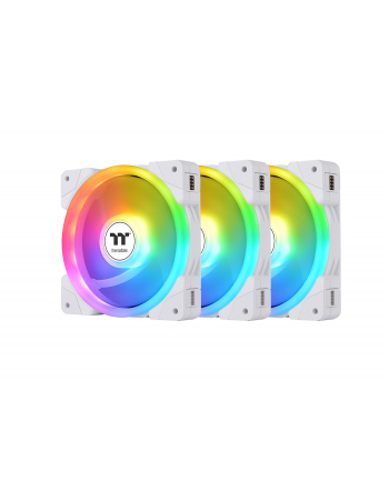 Thermaltake SWAFAN EX12 ARGB Sync PC Cooling Fan Kolor: BIAŁY TT Premium Edition, case fan (Kolor: BIAŁY, pack of 3)