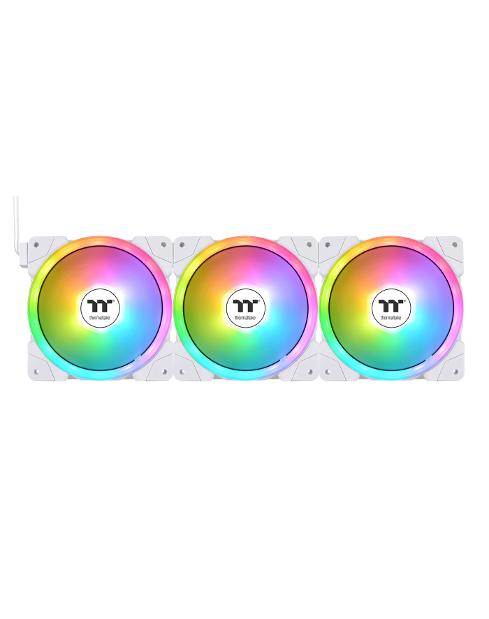 Thermaltake SWAFAN EX12 ARGB Sync PC Cooling Fan Kolor: BIAŁY TT Premium Edition, case fan (Kolor: BIAŁY, pack of 3) główny