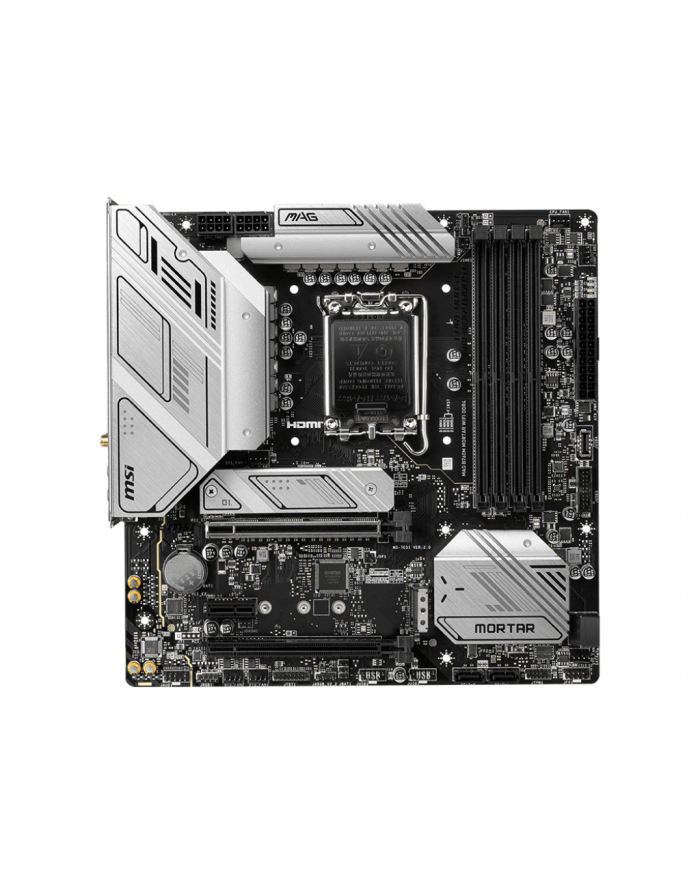 MSI MAG B760M MORTAR WIFI II - Socket 1700 - motherboard główny