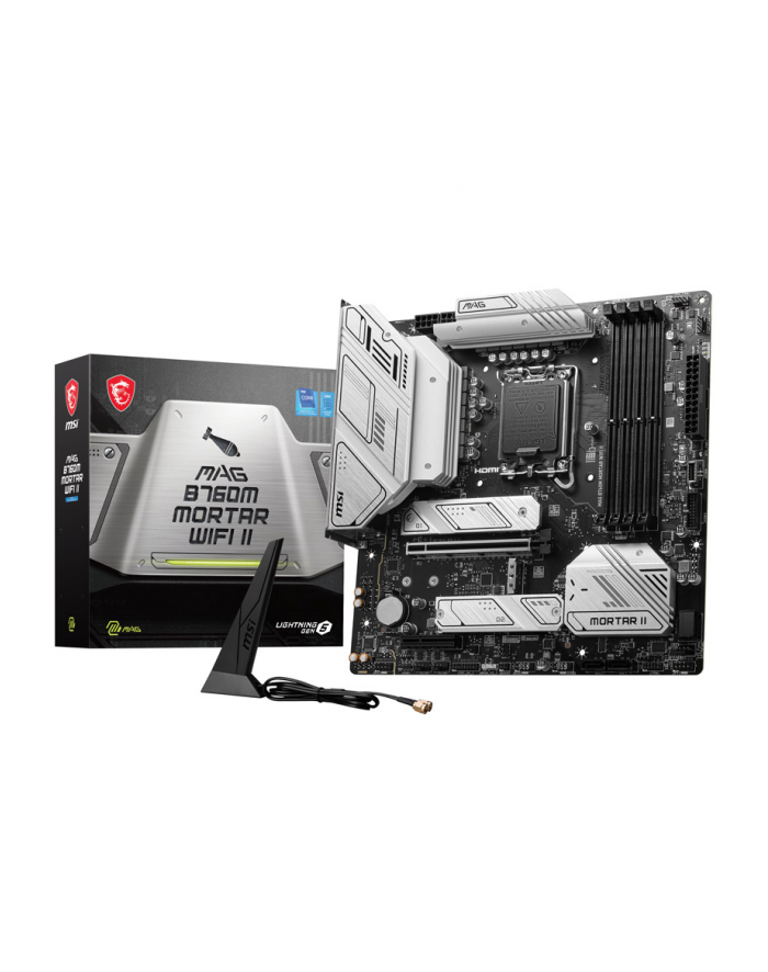 MSI MAG B760M MORTAR WIFI II - Socket 1700 - motherboard główny