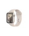Apple Watch Series 9, Smartwatch (silver/light beige, aluminum, 41 mm, sports band) - nr 8