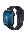 Apple Watch Series 9, Smartwatch (Kolor: CZARNY/dark blue, aluminum, 41 mm, sports band) - nr 15