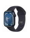 Apple Watch Series 9, Smartwatch (Kolor: CZARNY/dark blue, aluminum, 41 mm, sports band) - nr 7