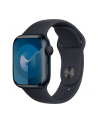 Apple Watch Series 9, Smartwatch (Kolor: CZARNY/dark blue, aluminum, 41 mm, sports band) - nr 7