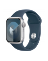 Apple Watch Series 9, Smartwatch (silver/blue, aluminum, 41 mm, sports strap) - nr 12