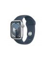 Apple Watch Series 9, Smartwatch (silver/blue, aluminum, 41 mm, sports strap) - nr 2