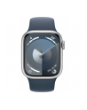 Apple Watch Series 9, Smartwatch (silver/blue, aluminum, 41 mm, sports strap) - nr 8