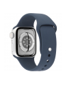 Apple Watch Series 9, Smartwatch (silver/blue, aluminum, 41 mm, sports strap) - nr 16