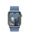 Apple Watch Series 9, Smartwatch (silver/blue, aluminum, 41 mm, Sport Loop) - nr 7
