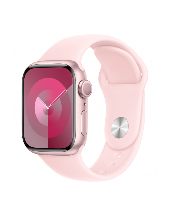 Apple Watch Series 9, Smartwatch (pink/rose, aluminum, 41 mm, sports strap) główny